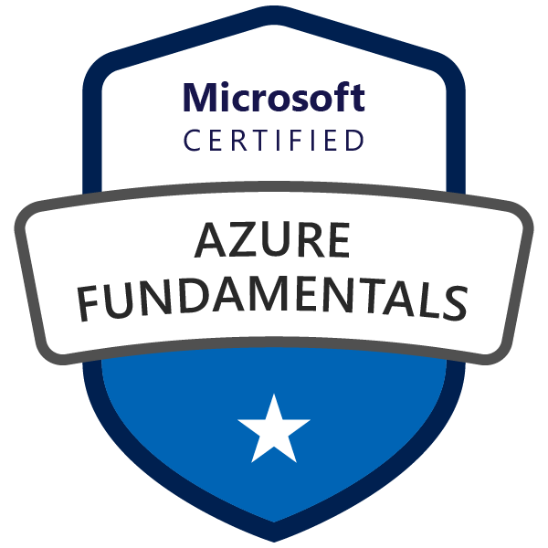 I'm Azure Fundamentals Certified!