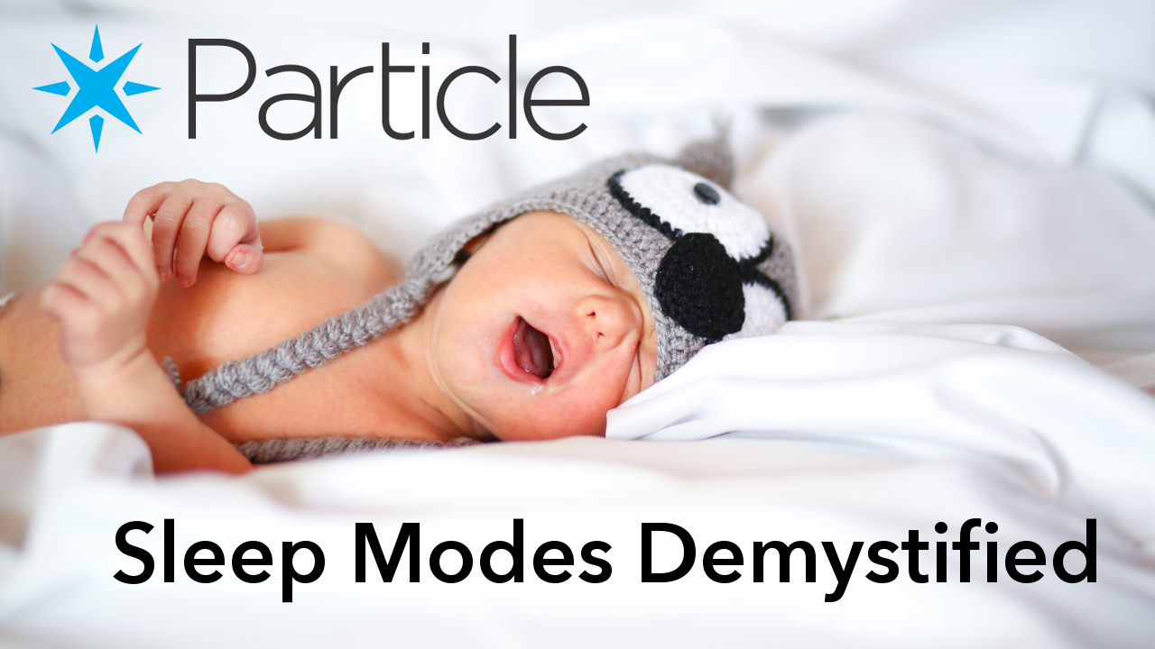 Demystifying Sleep on the Particle Photon